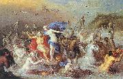 unknow artist Der Triumphzug von Neptun und Amphitrite France oil painting artist